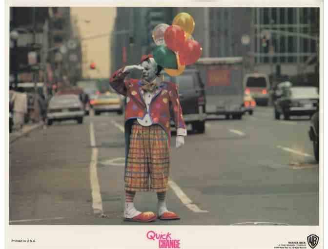 QUICK CHANGE, 1990, lobby cards, Bill Murray, Geena Davis