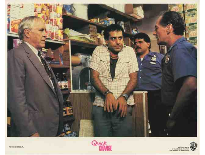 QUICK CHANGE, 1990, lobby cards, Bill Murray, Geena Davis