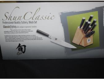 Shun Classic 7-Piece Knife Block Set from Williams-Sonoma