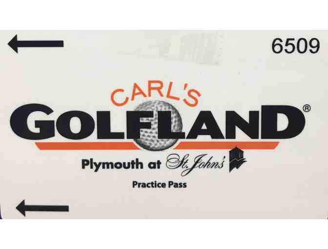 Carl's Golfland of Plymouth Practice Pass for $30