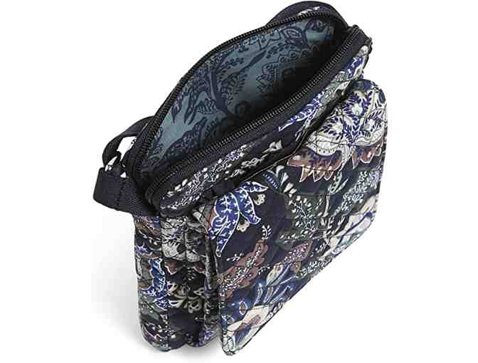 Vera Bradley Women's Cotton Mini Hipster Crossbody Purse with RFID Protection