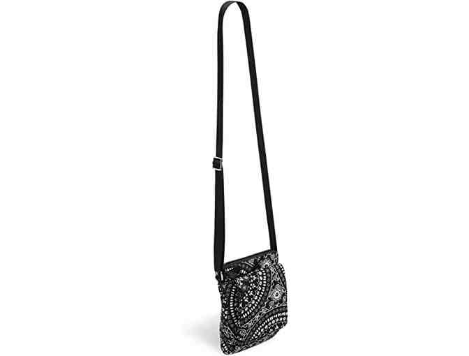 Vera Bradley Women's Cotton Mini Hipster Crossbody Purse with RFID Protection