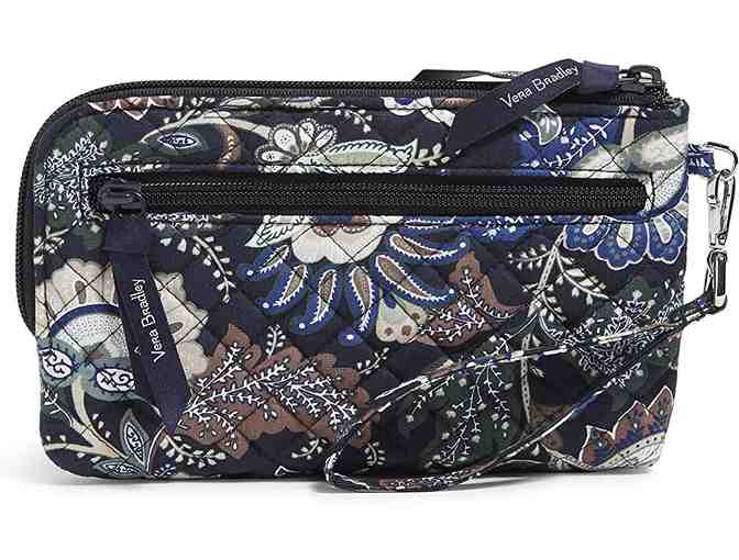 Vera Bradley Cotton Wristlet with RFID Protection