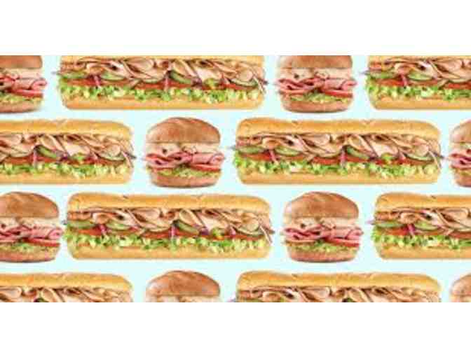 Employee Appreciation: 5 $10 Subway Gift Cards