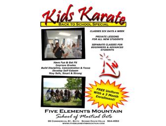 Five Elements Mountain: One Month Training Gift Certificate