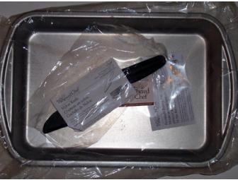 Pampered Chef Rectangle Baking Pan and Nylon Knife