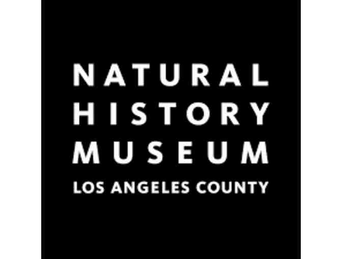4 admissions to Natural History Museum or La Brea Tar Pits