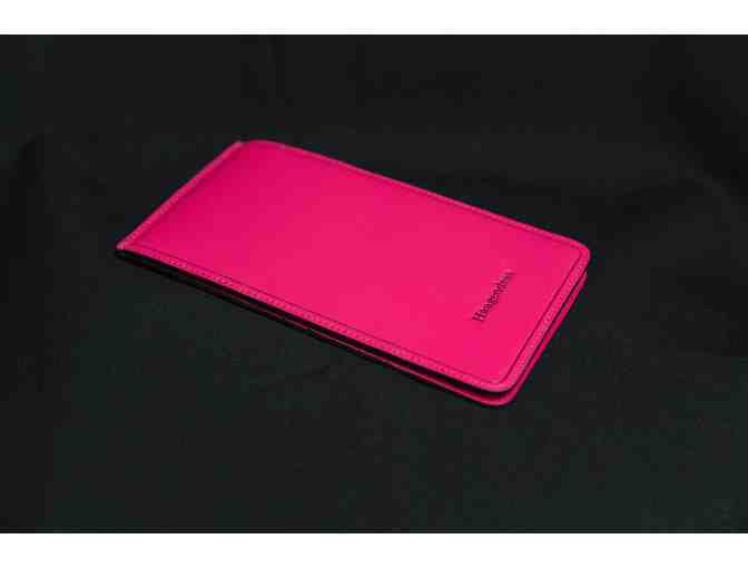 Genuine leather wallet/card holder (pink)