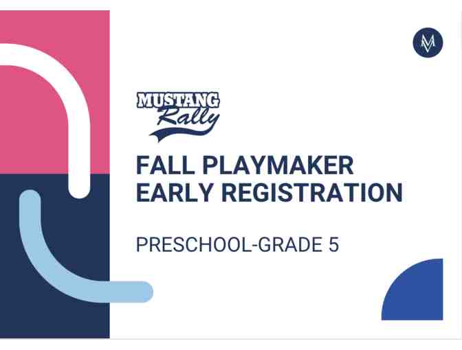 Beat the Rush- Fall Playmaker Early Registration - Photo 1