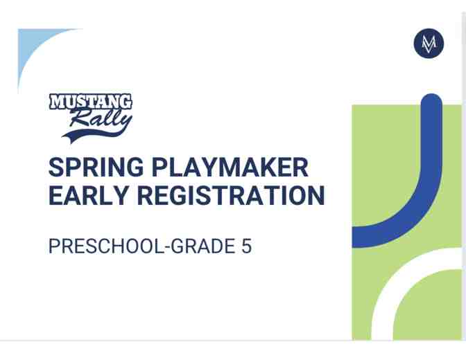 Beat the Rush- Spring Playmaker Early Registration - Photo 1