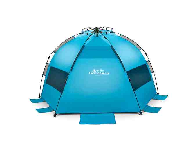 Pacific Breeze Easy Up Beach Tent & Elite Ring Toss Game