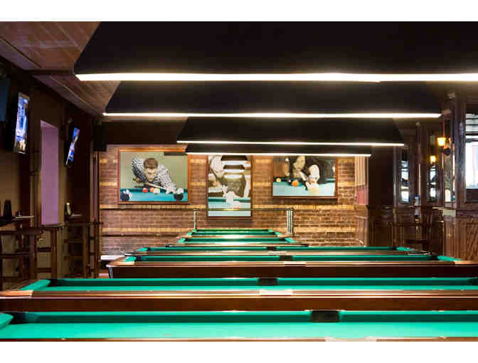 Amsterdam Billiards - TWO (2) Hour Pool Time with Beer and Pizza for 4 Guests