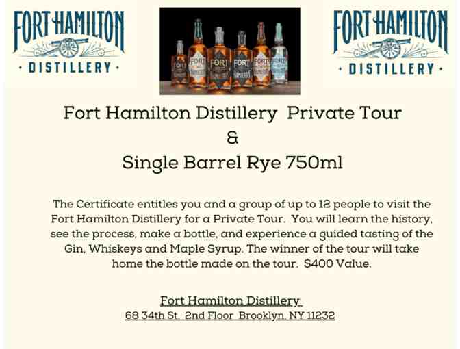 Fort Hamilton Distillery, Revolutionary Spirits Private Tour for up to 12 people!