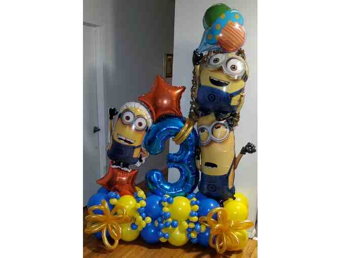 Two Balloons Decor - Themed Number Balloon Bouquet ($190)