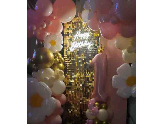 Two Balloons Decor - Themed Number Balloon Bouquet ($190)