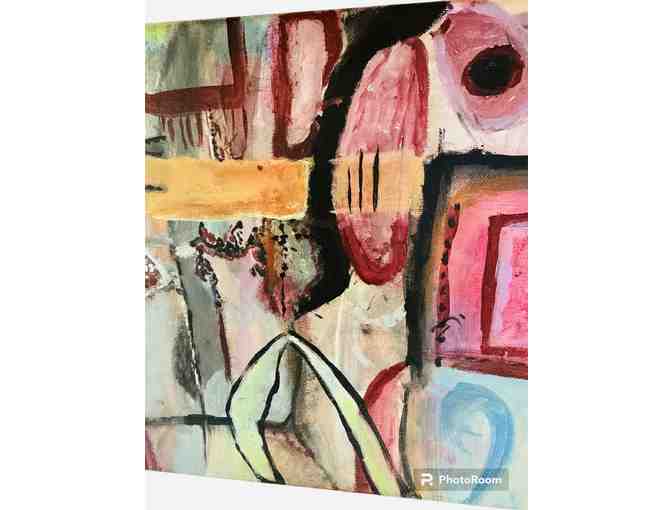 A Little Bite of You - Original Painting on Canvas by Simona Conti - $200