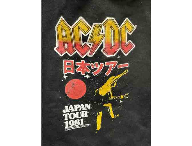 ACDC Japan Tour 1981 - Pullover Hoodie Sweatshirt - SIZE XL