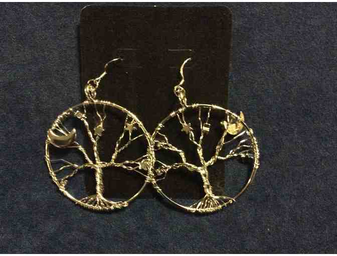 Tree and Stars Earrings and Necklace