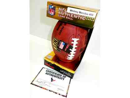 Signed NFL Authentic Game Ball
