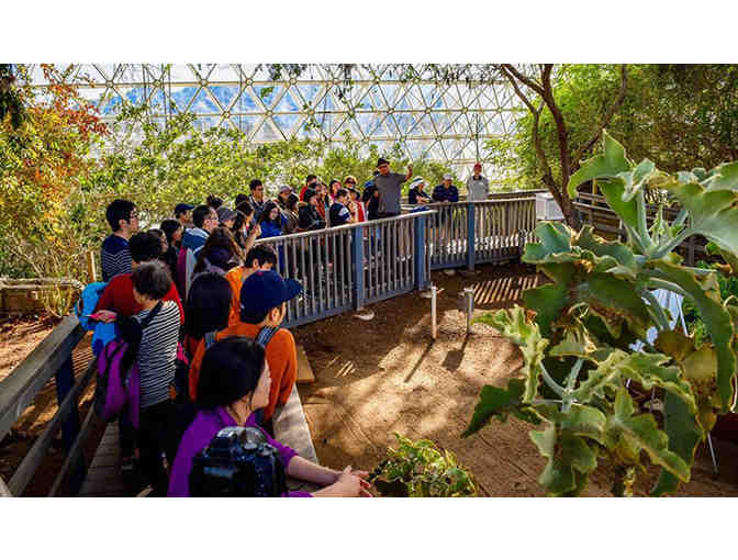 Discover science at Biosphere 2 with two (2) admission tickets to enhance your knowledge.