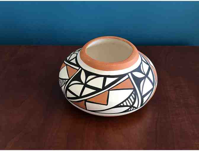 Native American Isleta Pottery Vase by Eliz Olguin