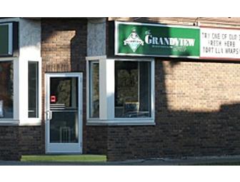 Grandview Grill $25 Gift Certificate