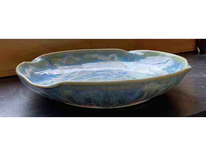 Blue and Green Platter, Barbara Nelson