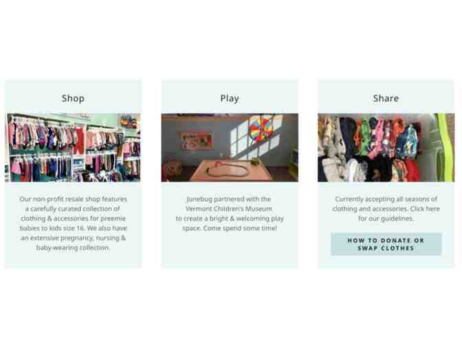 $50 Gift Certificate to Junebug (2 of 2) - Photo 1