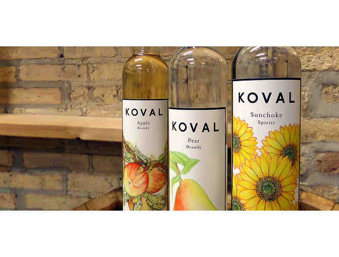 2 passes for a distillery tour at Koval Distillery