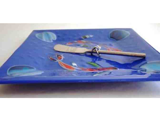 Glass Serving Plate (Fish)