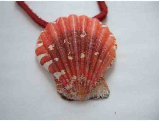 Pink Scallop Necklace