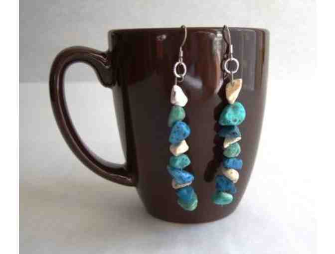 Blue Stone Bracelet & Earrings