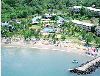Morgan Bay Beach Resort, St. Lucia, one week