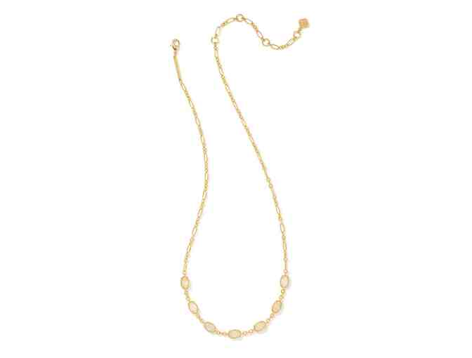 Kendra Scott Emilie Gold Strand Necklace in Iridescent Drusy