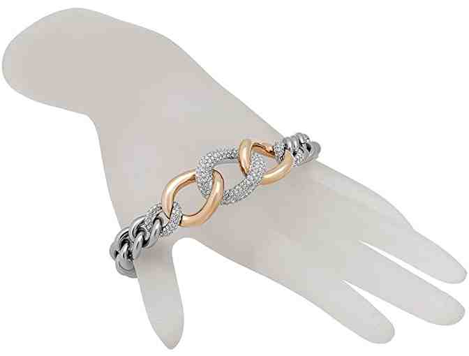 Swarovski - Bound Crystal PavÃ© Chain Stainless Steel Link Bracelet for Women