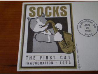 Socks the First Pootie '93 Inauguration Day Cover