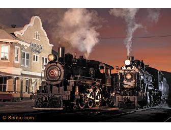 Wild West Train on the Nevada Northern Railway in Ely, NV: Family 4 Pack