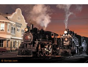 Haunted Ghost Train on the Nevada Northern Railway in Ely, NV: Family 4 Pack