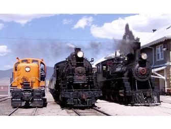 Polar Express Train on the Nevada Northern Railway in Ely, NV: Family 4 Pack