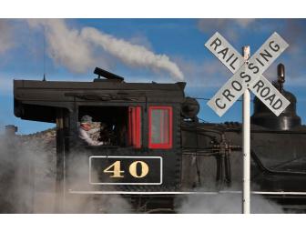Polar Express Train on the Nevada Northern Railway in Ely, NV: Family 4 Pack