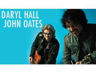 Daryl Hall & John Oates: pair of orchestra-level tickets