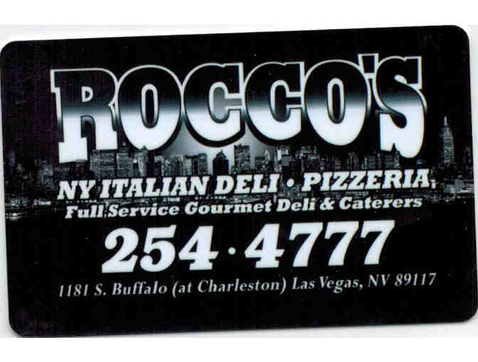 Rocco's New York Italian Deli: $200 for Catering