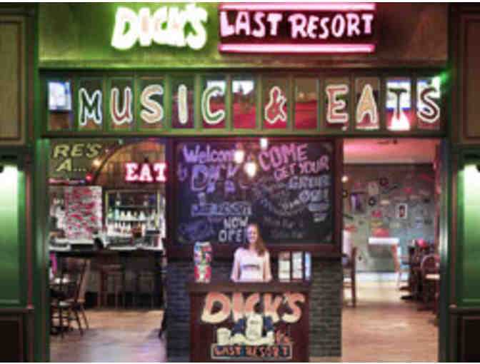 Dick's Last Resort: $25 Gift Certificate