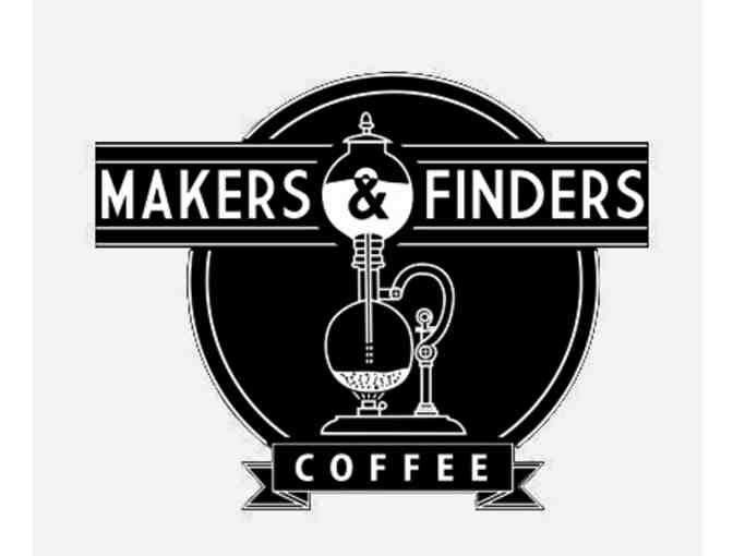 Makers & Finders Coffee: $10 Gift Certificate