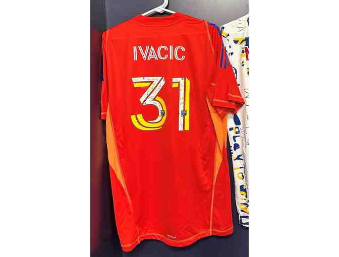 Aljaz Ivacic Signed Fight Childhood Cancer Match Jersey