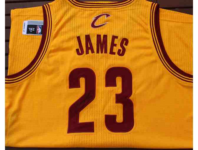Lebron James Signed Game-Issued Jersey!