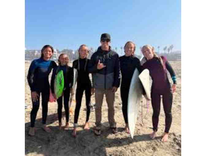 Raffle for Private surf lesson with Christian Saenz at Orange County Surf Coaching