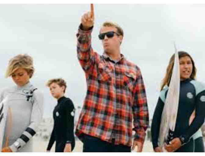 Raffle for Private surf lesson with Christian Saenz at Orange County Surf Coaching