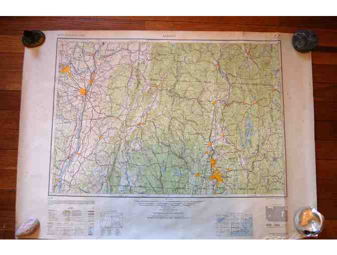 USGS MAPS 1947  Boston, MA  and Albany, NY