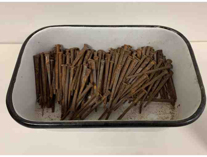 A Building History of Northern New England and Box Lot of Nails